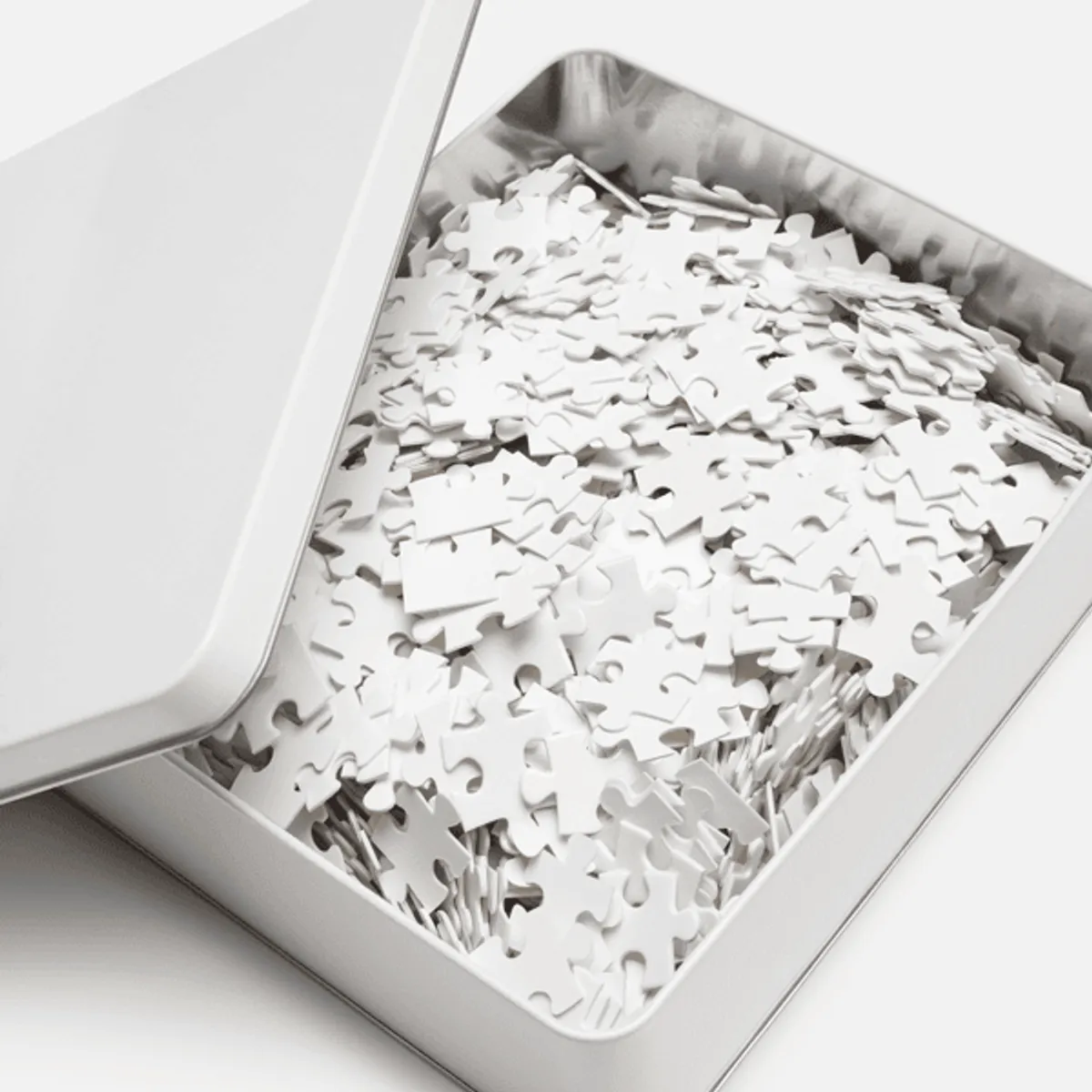 Jigsaw Puzzle with Tin