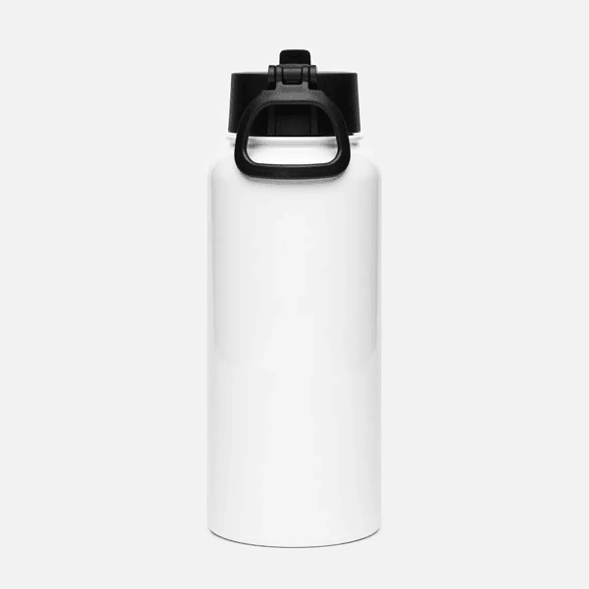 Stainless Steel Water Bottle with a Straw Lid